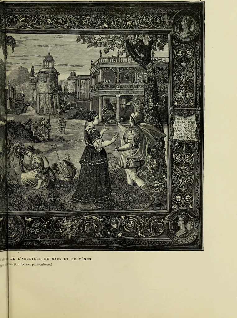 An illustration from Tapisseries, broderies et dentelles; recueil de modeles anciens et modernes, 1890, leaf 114
