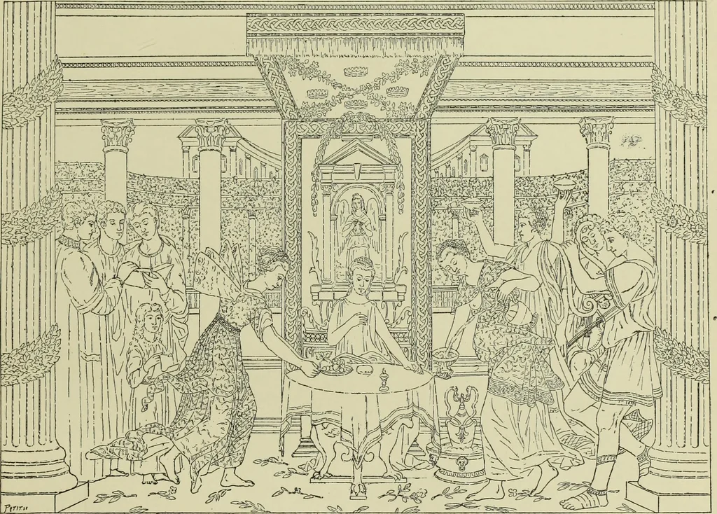 An illustration from Tapisseries, broderies et dentelles; recueil de modeles anciens et modernes, 1890, leaf 122