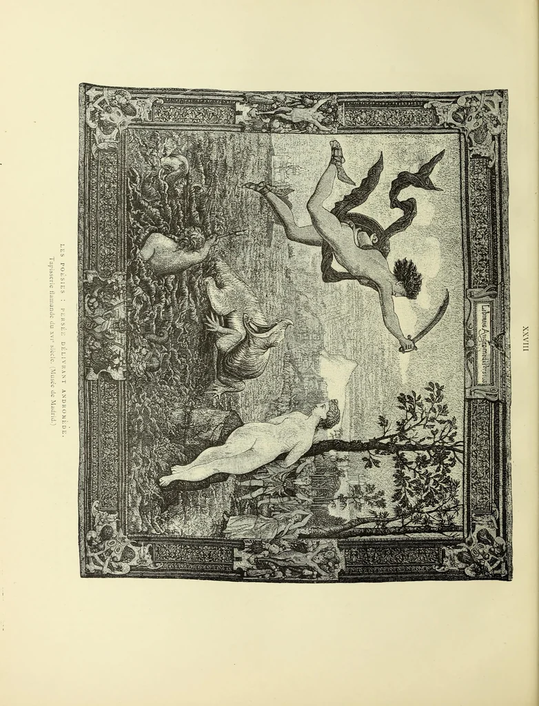 An illustration from Tapisseries, broderies et dentelles; recueil de modeles anciens et modernes, 1890, leaf 125