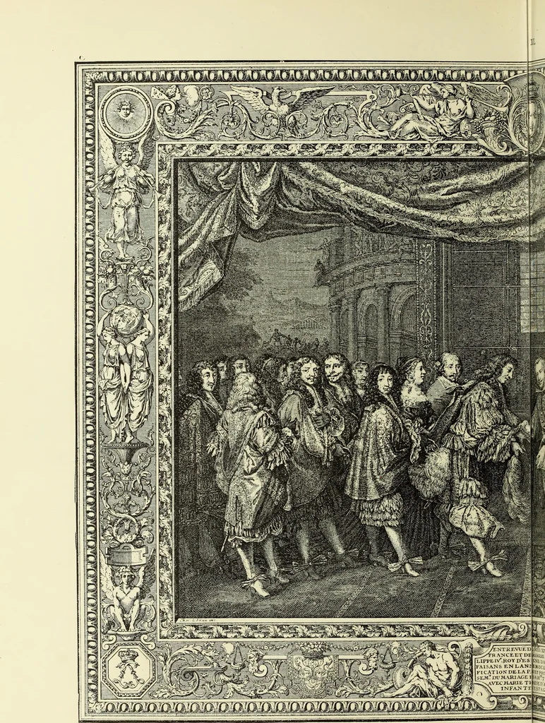 An illustration from Tapisseries, broderies et dentelles; recueil de modeles anciens et modernes, 1890, leaf 141