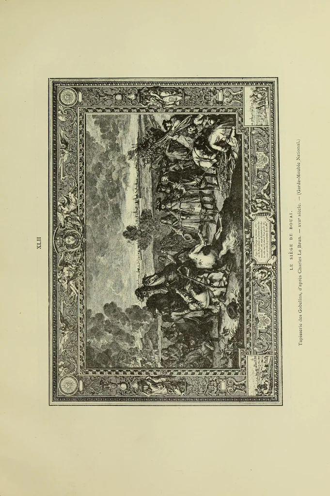 An illustration from Tapisseries, broderies et dentelles; recueil de modeles anciens et modernes, 1890, leaf 148