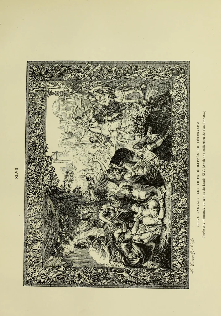 An illustration from Tapisseries, broderies et dentelles; recueil de modeles anciens et modernes, 1890, leaf 160