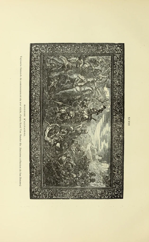 An illustration from Tapisseries, broderies et dentelles; recueil de modeles anciens et modernes, 1890, leaf 161