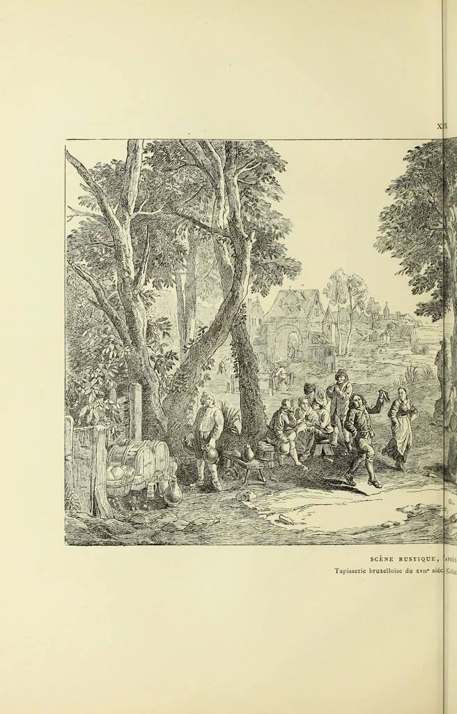 An illustration from Tapisseries, broderies et dentelles; recueil de modeles anciens et modernes, 1890, leaf 163