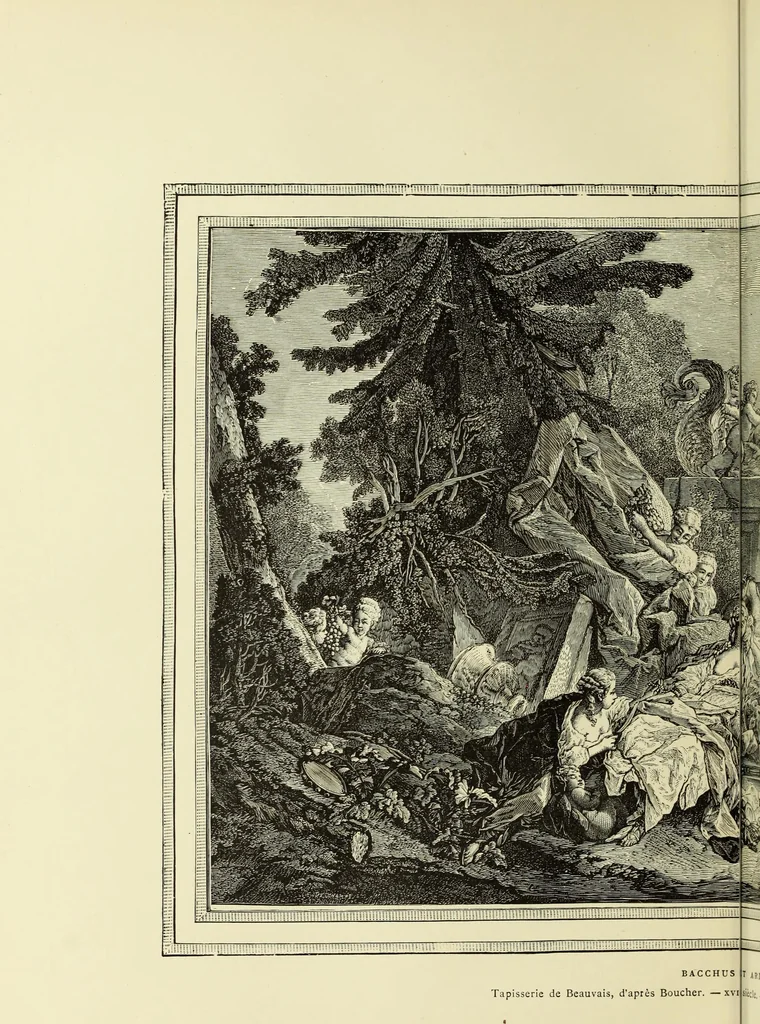 An illustration from Tapisseries, broderies et dentelles; recueil de modeles anciens et modernes, 1890, leaf 167