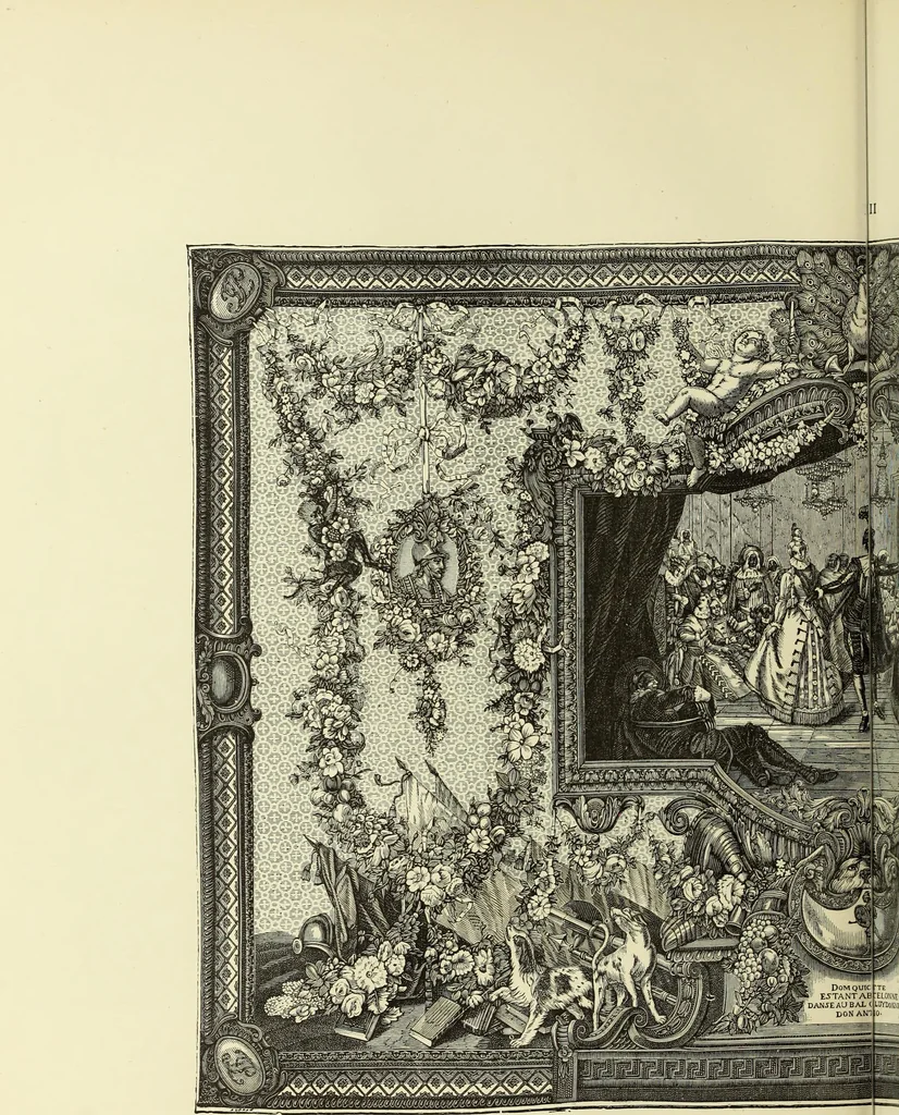 An illustration from Tapisseries, broderies et dentelles; recueil de modeles anciens et modernes, 1890, leaf 173