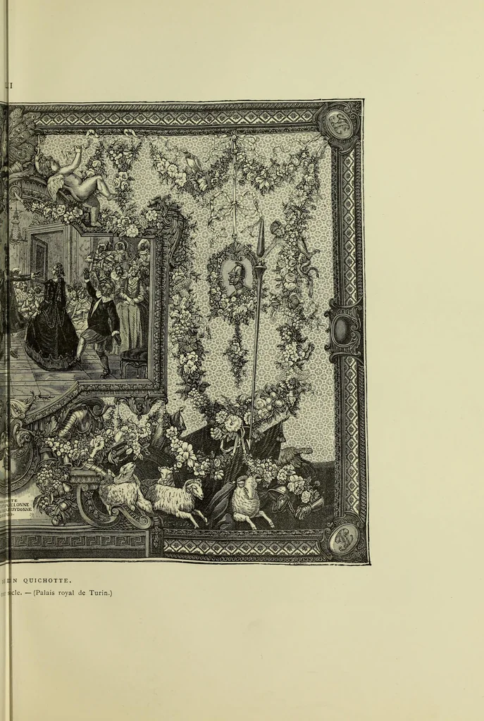 An illustration from Tapisseries, broderies et dentelles; recueil de modeles anciens et modernes, 1890, leaf 174