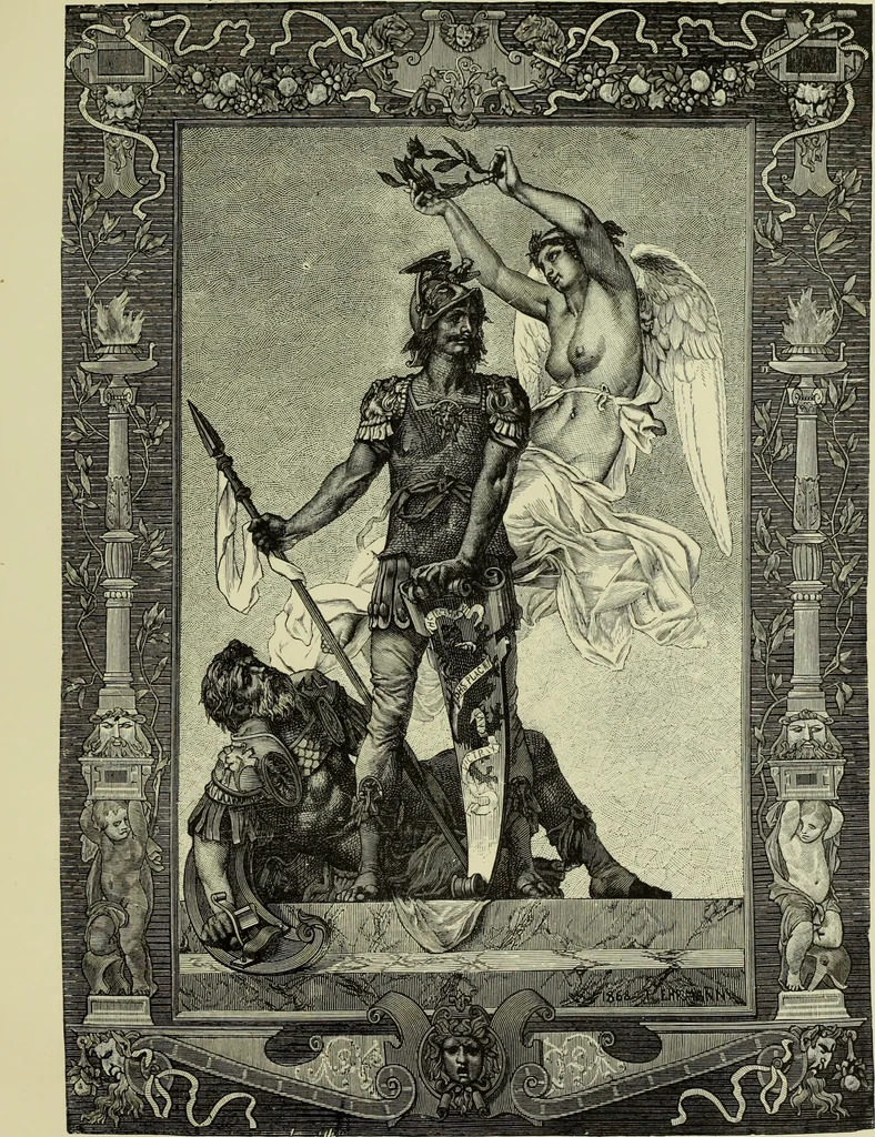 An illustration from Tapisseries, broderies et dentelles; recueil de modeles anciens et modernes, 1890, leaf 176