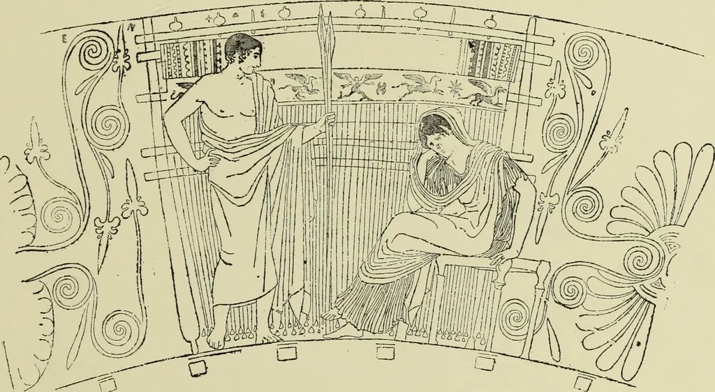 An illustration from Tapisseries, broderies et dentelles; recueil de modeles anciens et modernes, 1890, leaf 18