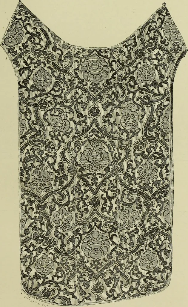 An illustration from Tapisseries, broderies et dentelles; recueil de modeles anciens et modernes, 1890, leaf 184