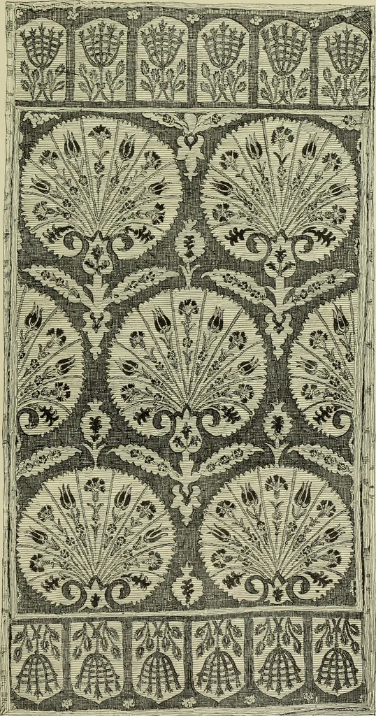 An illustration from Tapisseries, broderies et dentelles; recueil de modeles anciens et modernes, 1890, leaf 190
