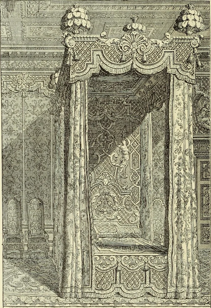 An illustration from Tapisseries, broderies et dentelles; recueil de modeles anciens et modernes, 1890, leaf 197