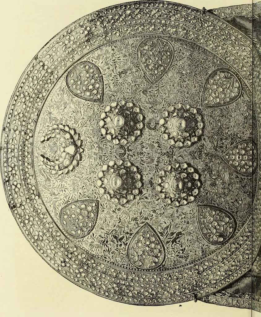 An illustration from Tapisseries, broderies et dentelles; recueil de modeles anciens et modernes, 1890, leaf 221