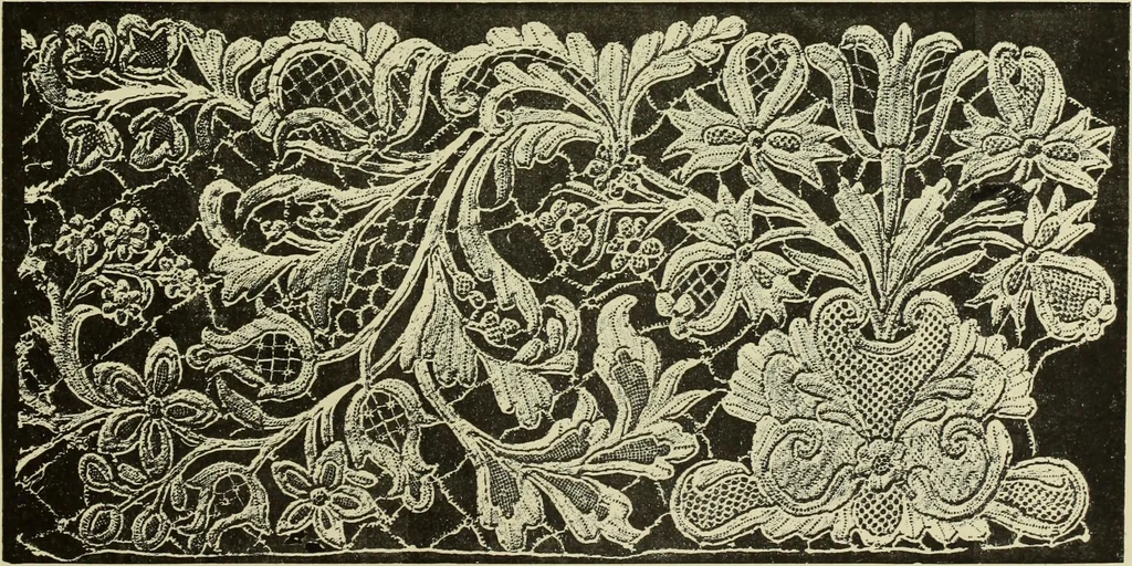 An illustration from Tapisseries, broderies et dentelles; recueil de modeles anciens et modernes, 1890, leaf 226