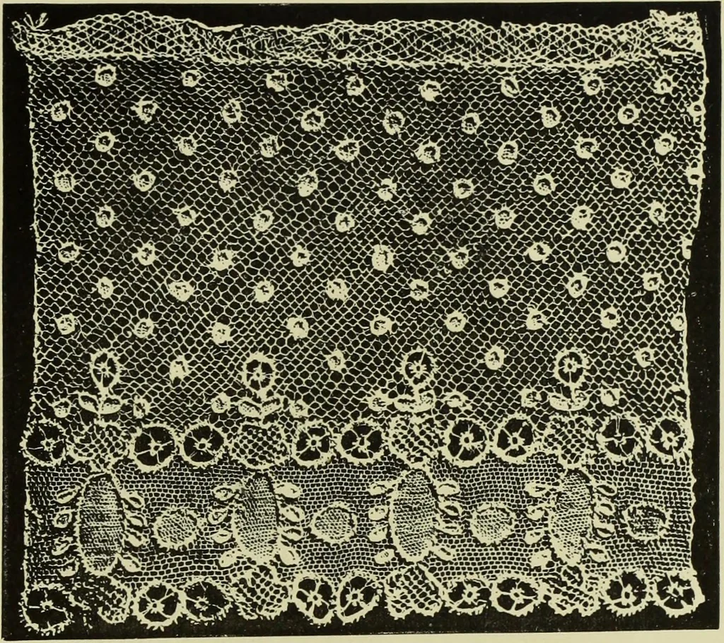 An illustration from Tapisseries, broderies et dentelles; recueil de modeles anciens et modernes, 1890, leaf 230