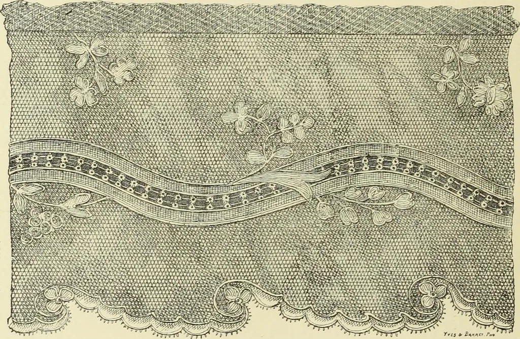 An illustration from Tapisseries, broderies et dentelles; recueil de modeles anciens et modernes, 1890, leaf 231