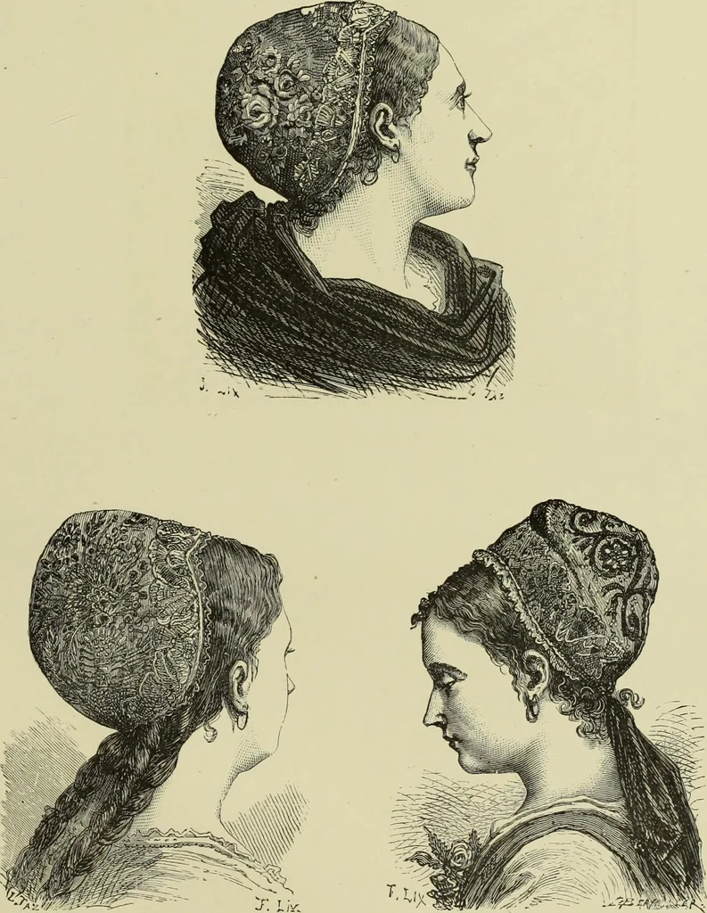 An illustration from Tapisseries, broderies et dentelles; recueil de modeles anciens et modernes, 1890, leaf 232