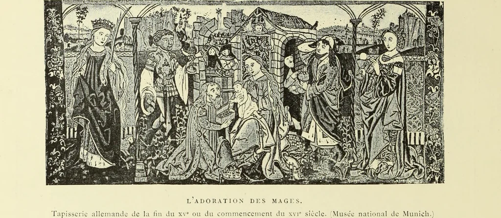 An illustration from Tapisseries, broderies et dentelles; recueil de modeles anciens et modernes, 1890, leaf 63