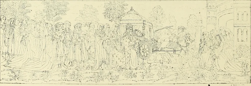 An illustration from Tapisseries, broderies et dentelles; recueil de modeles anciens et modernes, 1890, leaf 63