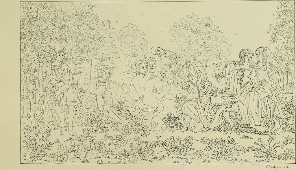 An illustration from Tapisseries, broderies et dentelles; recueil de modeles anciens et modernes, 1890, leaf 64
