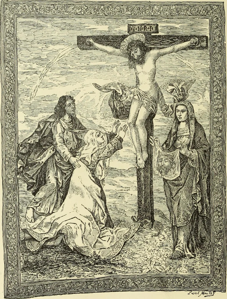 An illustration from Tapisseries, broderies et dentelles; recueil de modeles anciens et modernes, 1890, leaf 67