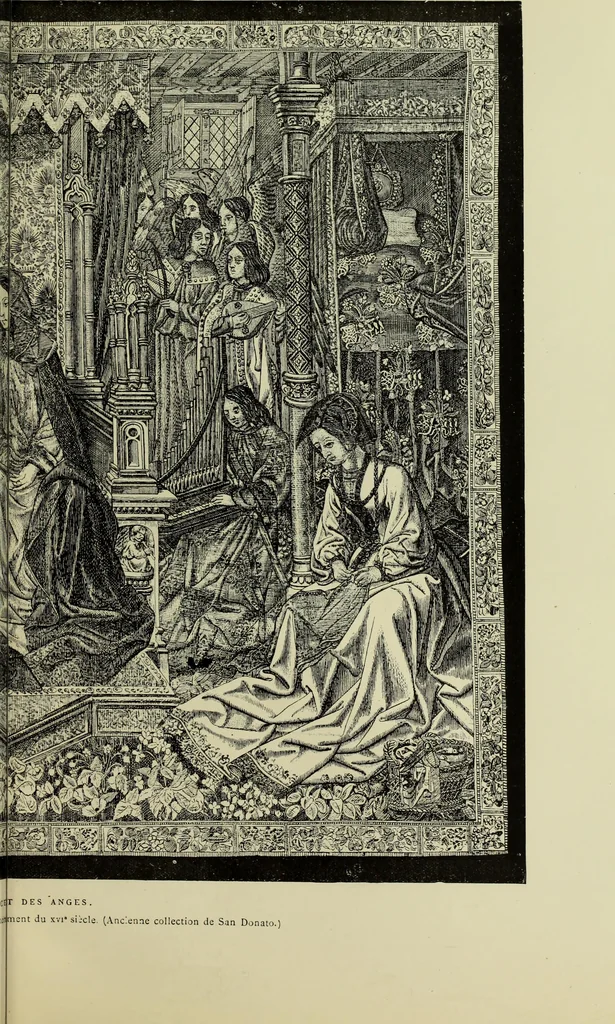 An illustration from Tapisseries, broderies et dentelles; recueil de modeles anciens et modernes, 1890, leaf 70