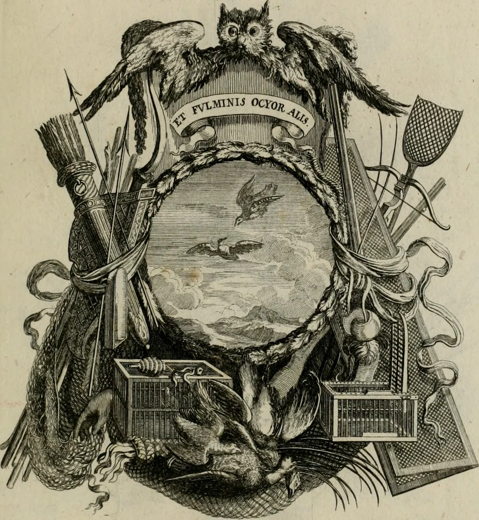 An illustration from Tapisseries du Roy, ou sont representez les quatre elemens et les quatre saisons : avec les devises qui les accompagnent et leur explication. Königliche französische Tapezereyen ..., 1687, leaf 138