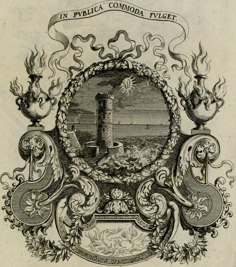 An illustration from Tapisseries du Roy, ou sont representez les quatre elemens et les quatre saisons : avec les devises qui les accompagnent et leur explication. Königliche französische Tapezereyen ..., 1687, leaf 34