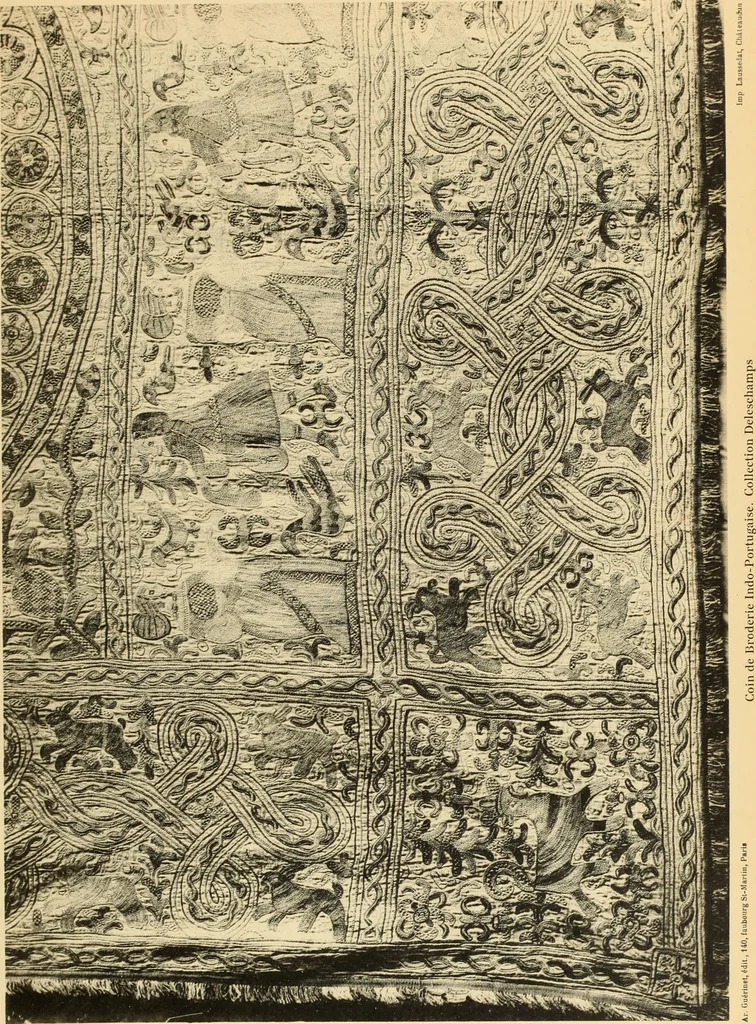 An illustration from Tapis, tissus & faïences orientales, suite des Dessins de tissus (Europe, XVIIIe & XIXe siècles), 1900, leaf 50