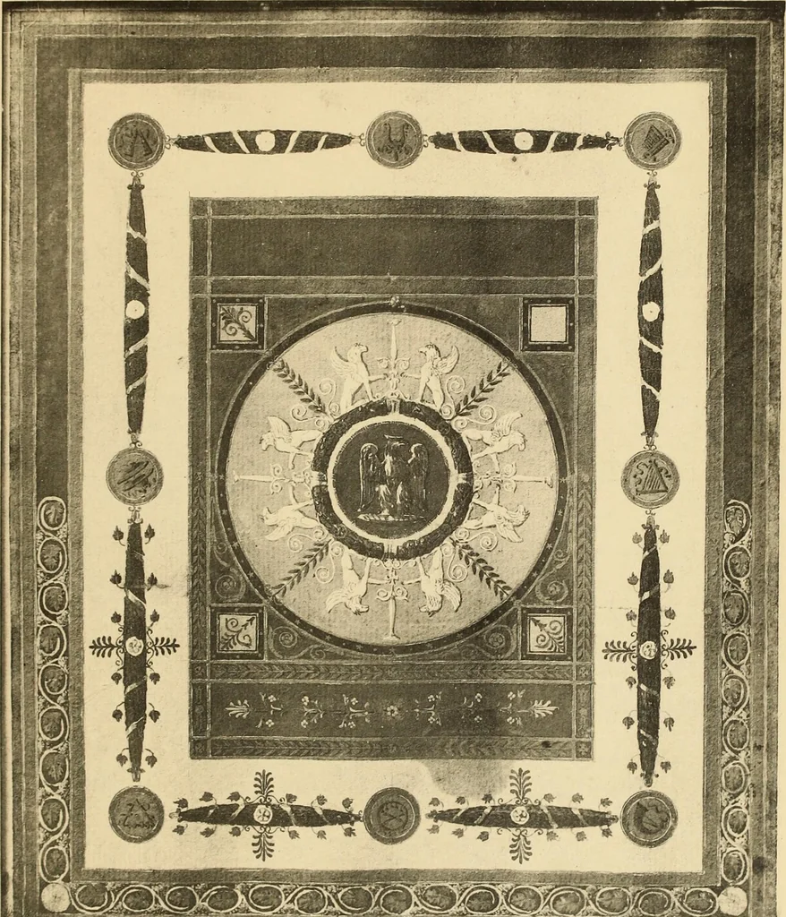 An illustration from Tapis, tissus & faïences orientales, suite des Dessins de tissus (Europe, XVIIIe & XIXe siècles), 1900, leaf 20