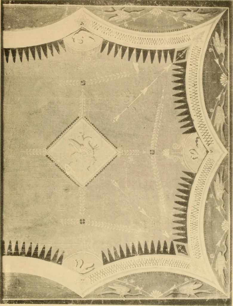 An illustration from Tapis, tissus & faïences orientales, suite des Dessins de tissus (Europe, XVIIIe & XIXe siècles), 1900, leaf 30