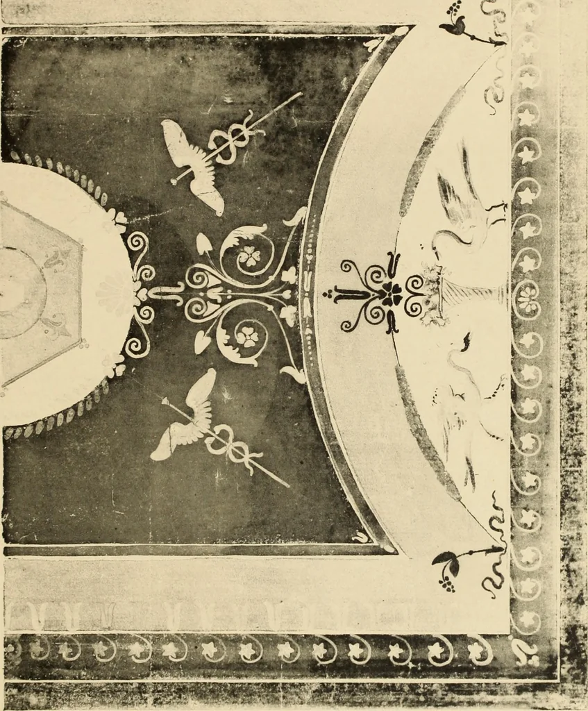 An illustration from Tapis, tissus & faïences orientales, suite des Dessins de tissus (Europe, XVIIIe & XIXe siècles), 1900, leaf 32