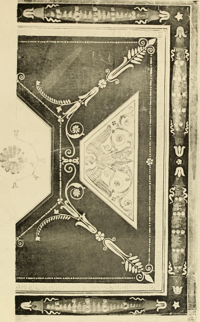 An illustration from Tapis, tissus & faïences orientales, suite des Dessins de tissus (Europe, XVIIIe & XIXe siècles), 1900, leaf 40