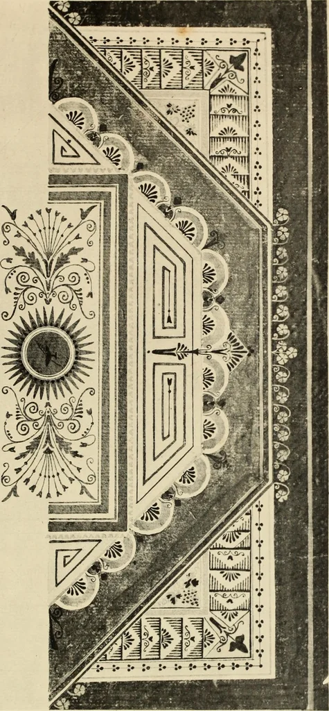 An illustration from Tapis, tissus & faïences orientales, suite des Dessins de tissus (Europe, XVIIIe & XIXe siècles), 1900, leaf 46