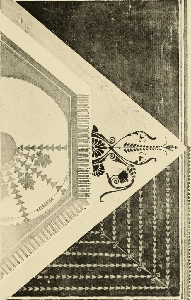 An illustration from Tapis, tissus & faïences orientales, suite des Dessins de tissus (Europe, XVIIIe & XIXe siècles), 1900, leaf 50