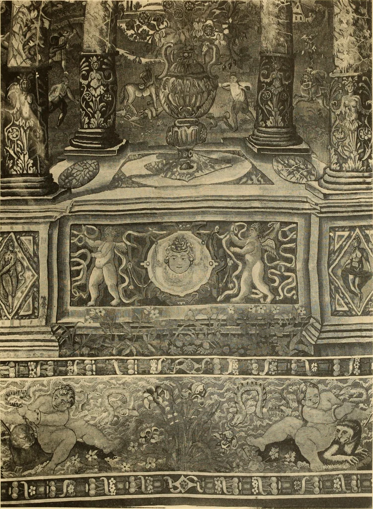 An illustration from Tapis, tissus & faïences orientales, suite des Dessins de tissus (Europe, XVIIIe & XIXe siècles), 1900, leaf 66