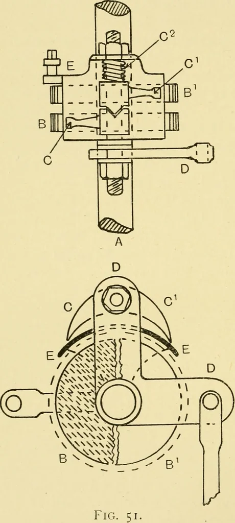 An illustration from Tappet and dobby looms : their mechanism and management, 1912, leaf 187