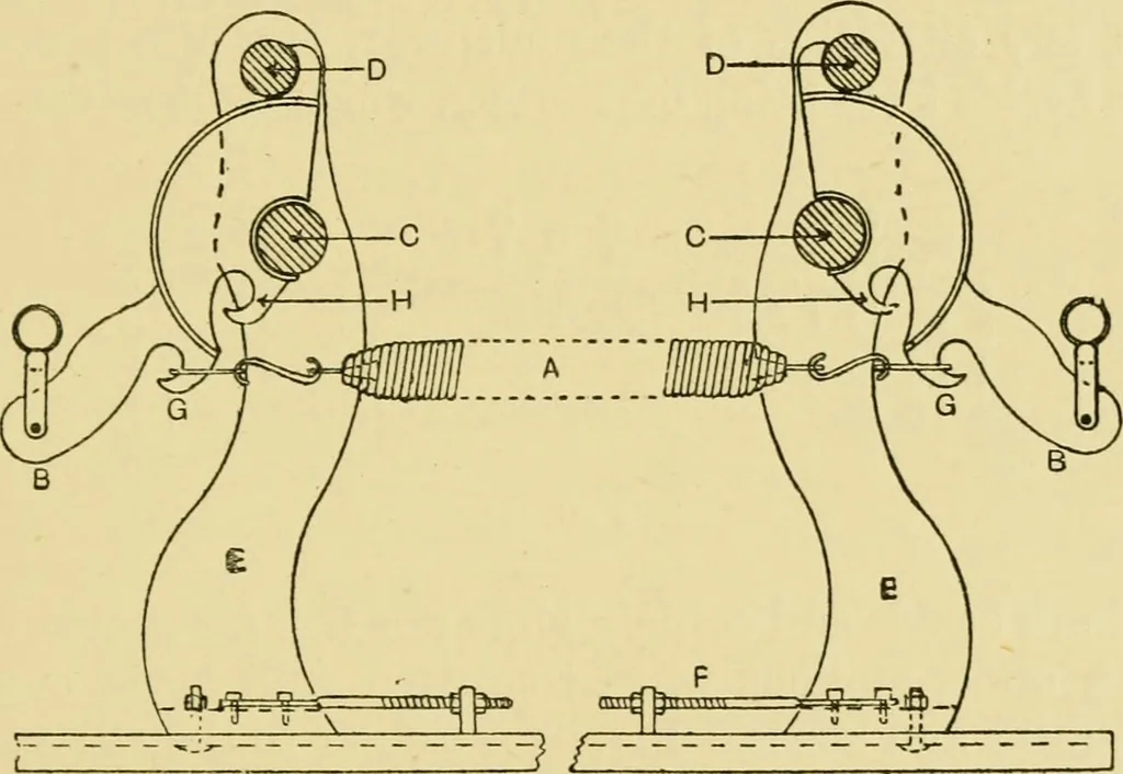 An illustration from Tappet and dobby looms : their mechanism and management, 1912, leaf 82