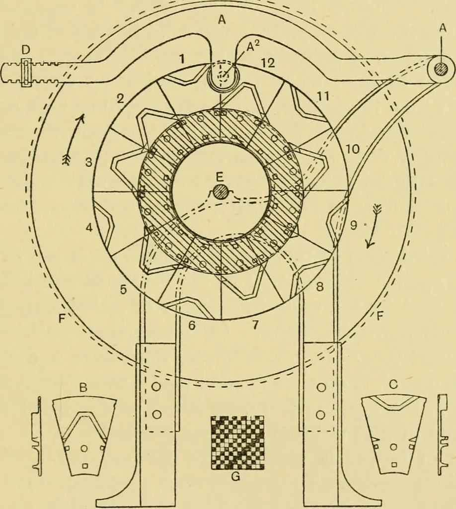 An illustration from Tappet and dobby looms : their mechanism and management, 1912, leaf 86
