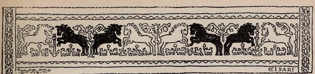 An illustration from Tappeti rustici italiani, 1922, leaf 25