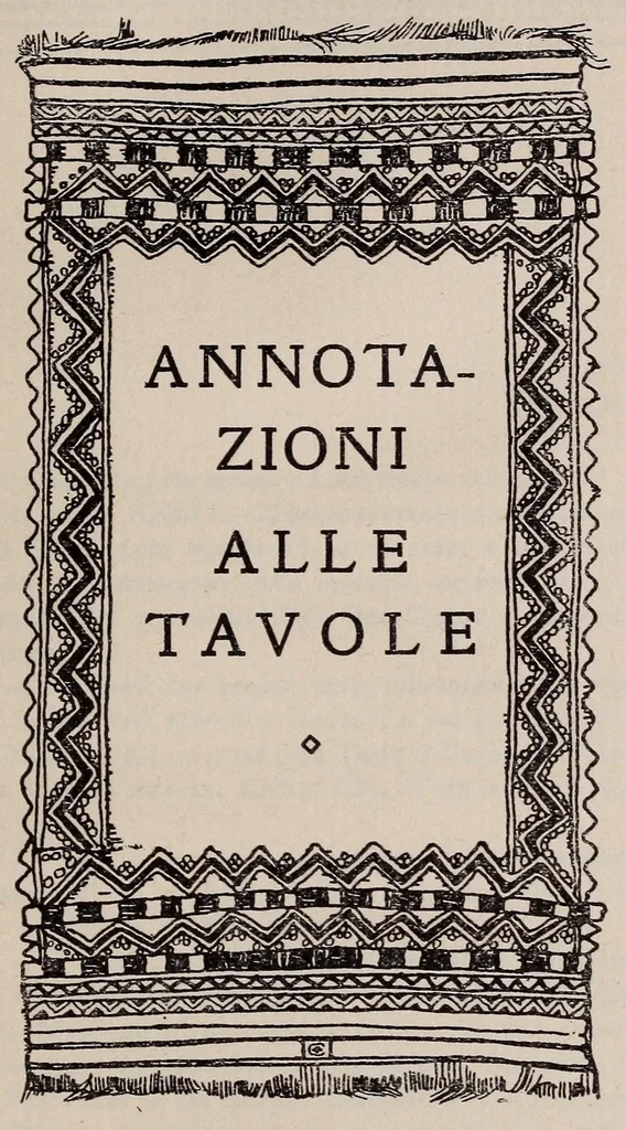 An illustration from Tappeti rustici italiani, 1922, leaf 45