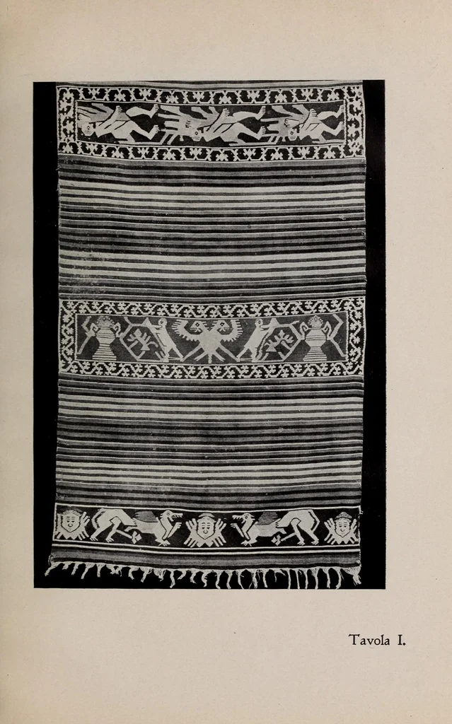 An illustration from Tappeti rustici italiani, 1922, leaf 53