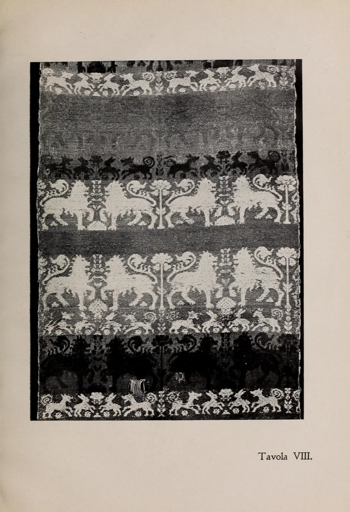 An illustration from Tappeti rustici italiani, 1922, leaf 67