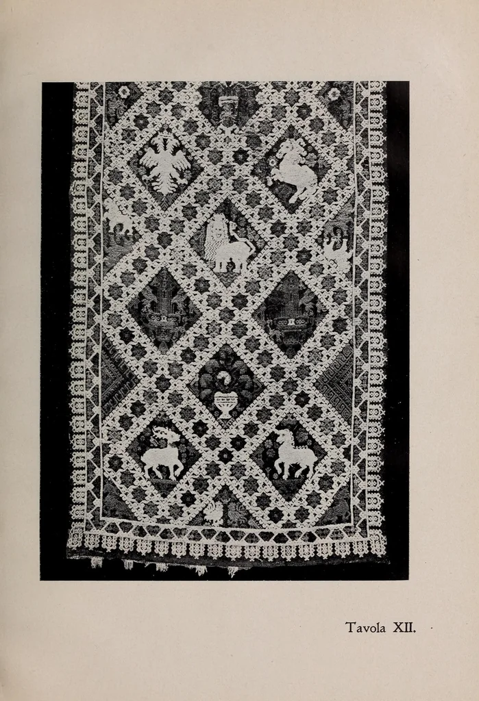 An illustration from Tappeti rustici italiani, 1922, leaf 75