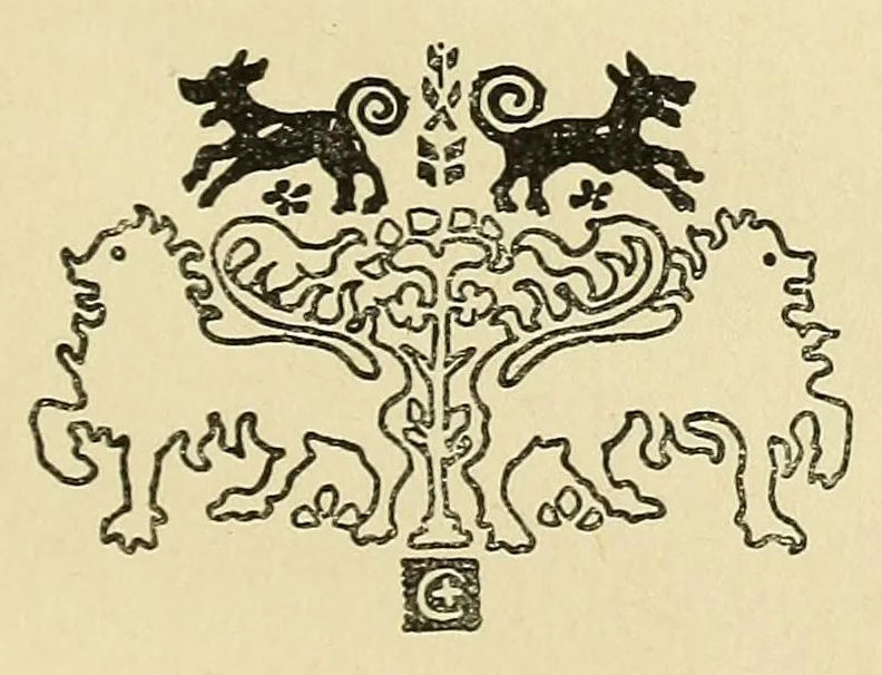 An illustration from Tappeti rustici italiani, 1922, leaf 49