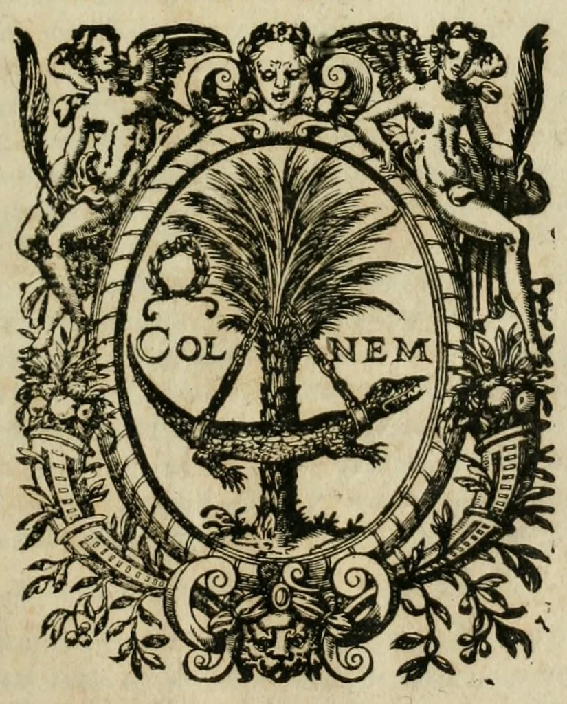 An illustration from Tariffe du présage universel des provinces de la France et des vingt-deux diocèces du pays de Languedoc :ieux du dioce se de Nismes... avec la tariffe particulière des villes & lieux du diocèse de Nismes, 1599, leaf 41