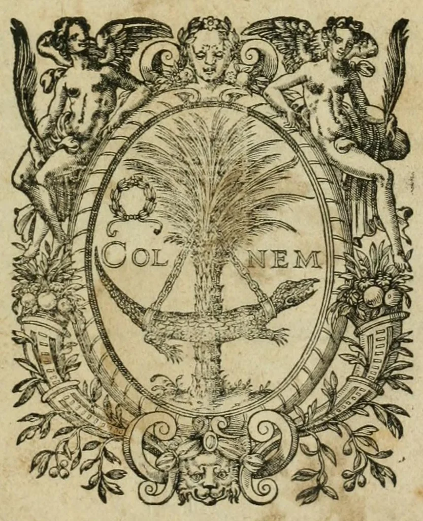 An illustration from Tariffe du présage universel des provinces de la France et des vingt-deux diocèces du pays de Languedoc :ieux du dioce se de Nismes... avec la tariffe particulière des villes & lieux du diocèse de Nismes, 1599, leaf 5