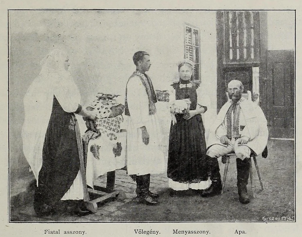 An illustration from Tarka képek : a kalotaszegi varrottas világából, 1896, leaf 53