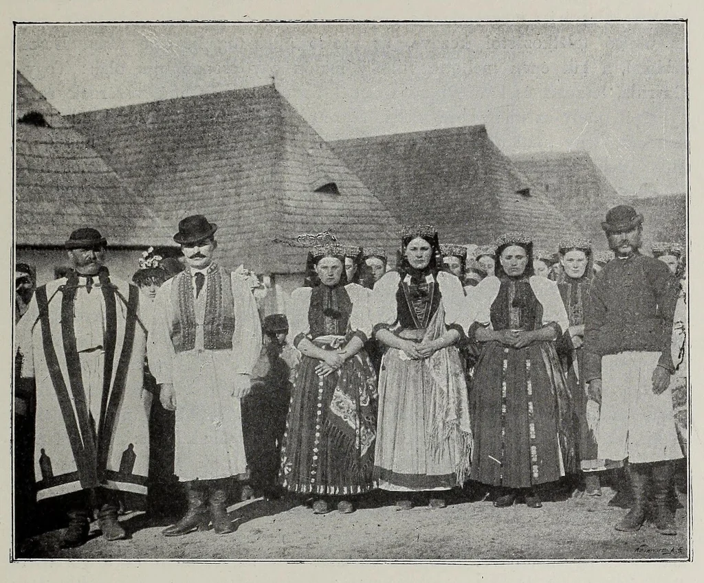 An illustration from Tarka képek : a kalotaszegi varrottas világából, 1896, leaf 81