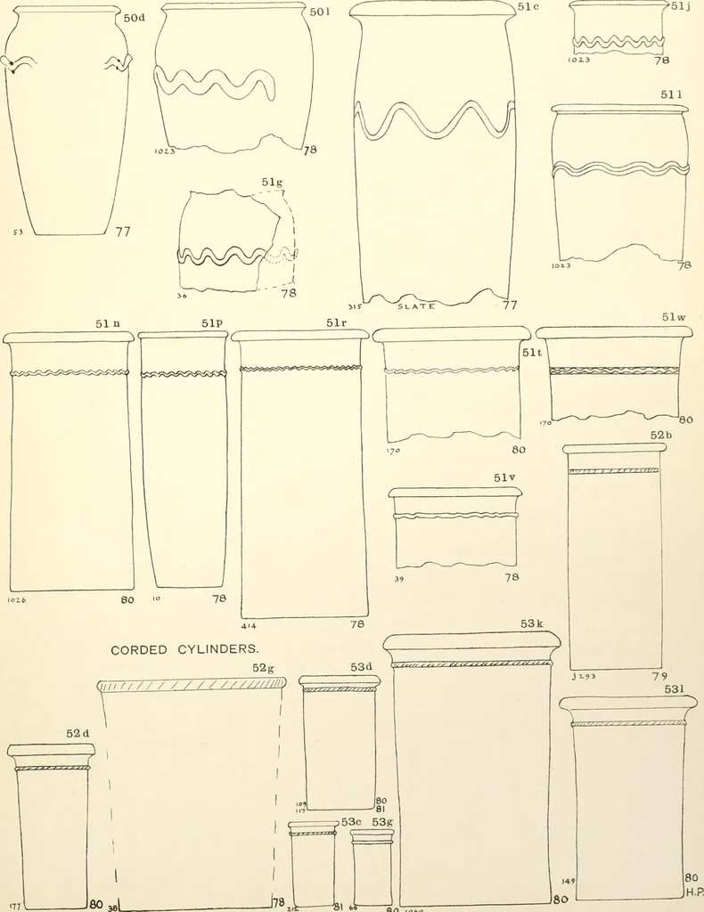 An illustration from Tarkhan I and Memphis V, 1913, leaf 126